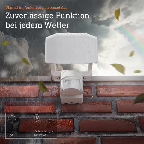  XLED Protect S con detector de movimiento - blanco